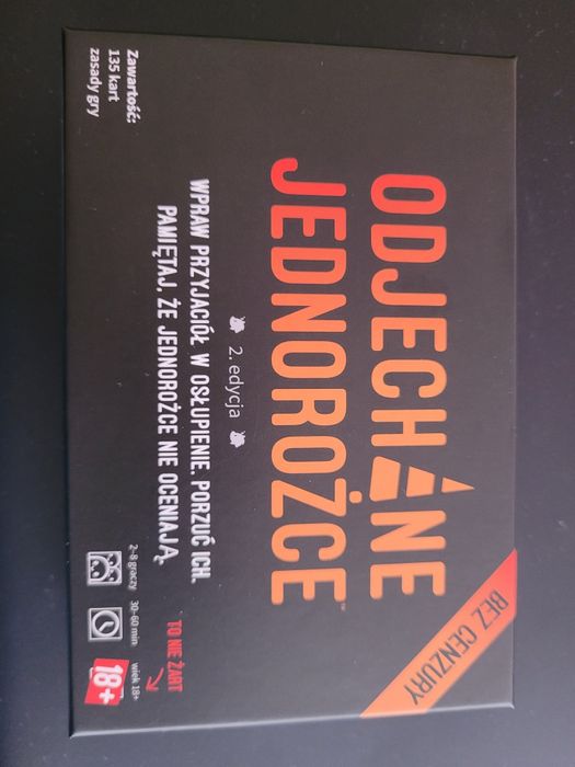 Gra "odjechane jednorożce" idealny stan (1 raz uzyta)