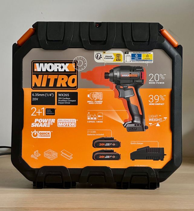 Zakrętarka Udarowa Worx Nitro