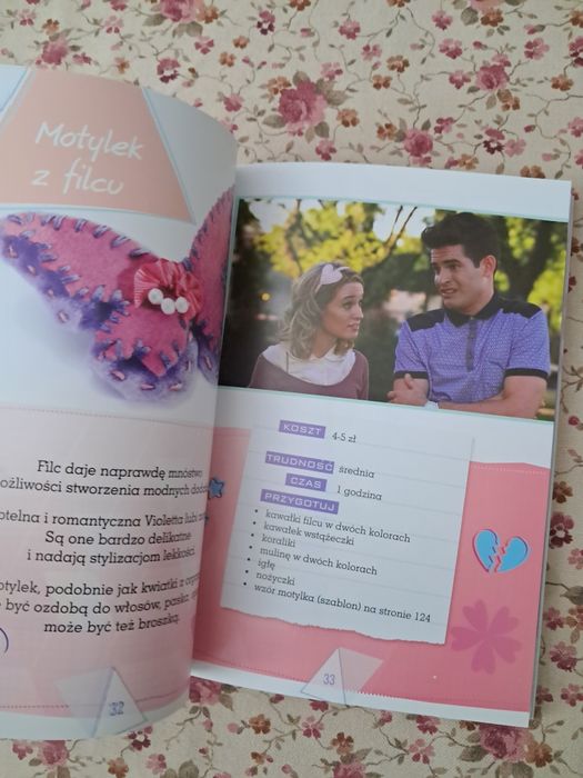 Książka Violetta modne dodatki