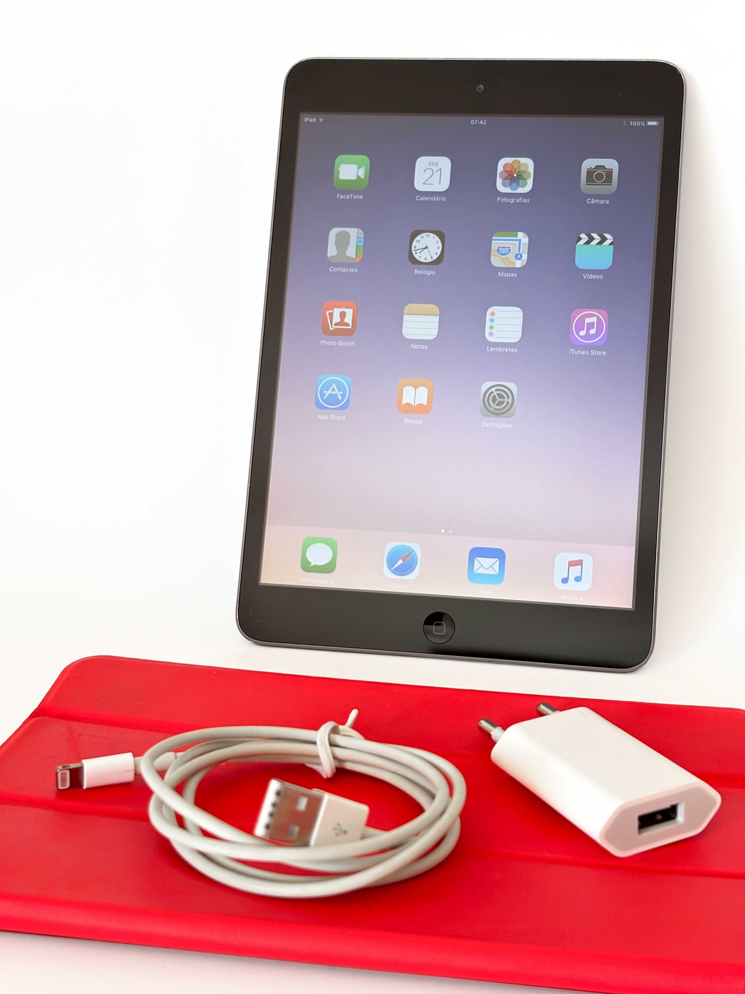 iPad mini 16GB Wi-Fi (A1432) space gray + Capa