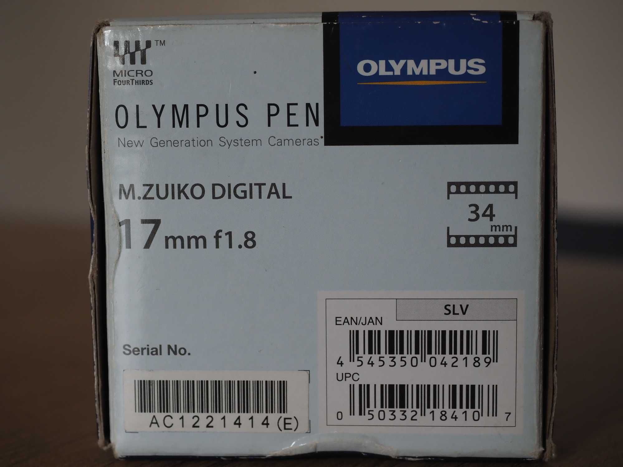 Olympus M.Zuiko 17mm f1.8