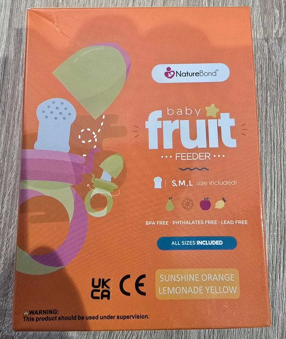 Chupetas fruta bebé NatureBond