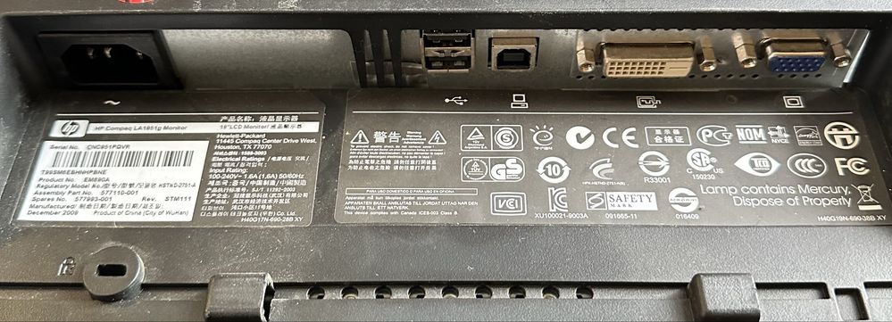 Монітор hp 19 дюймів