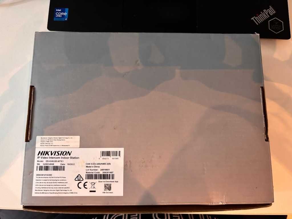 Monitor Hikvision DS-KH6320Y-WTE2