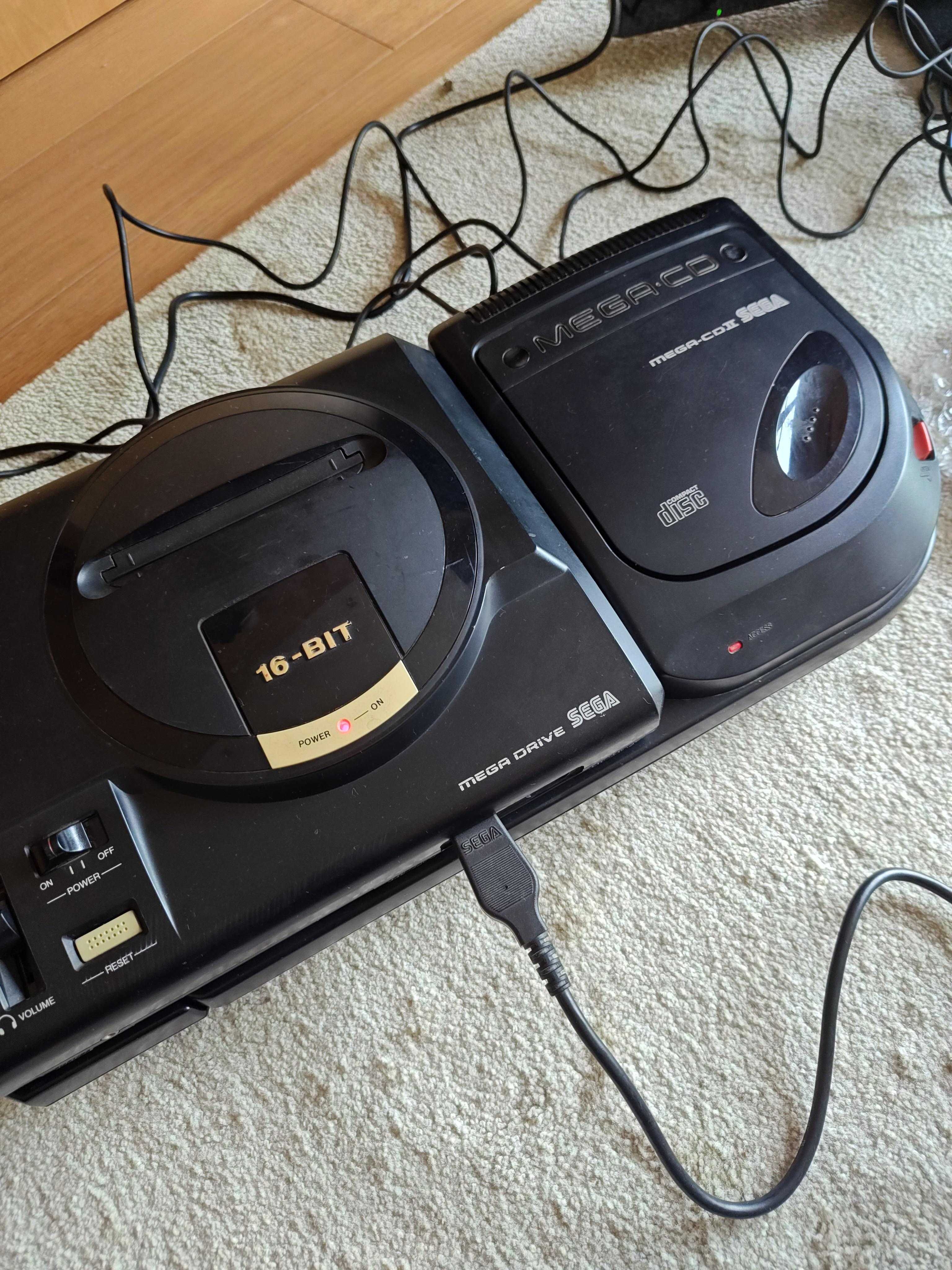 Sega Mega cd 2 + megadrive 1 A FUNCIONAR IGUAL A NOVAS oportunidade