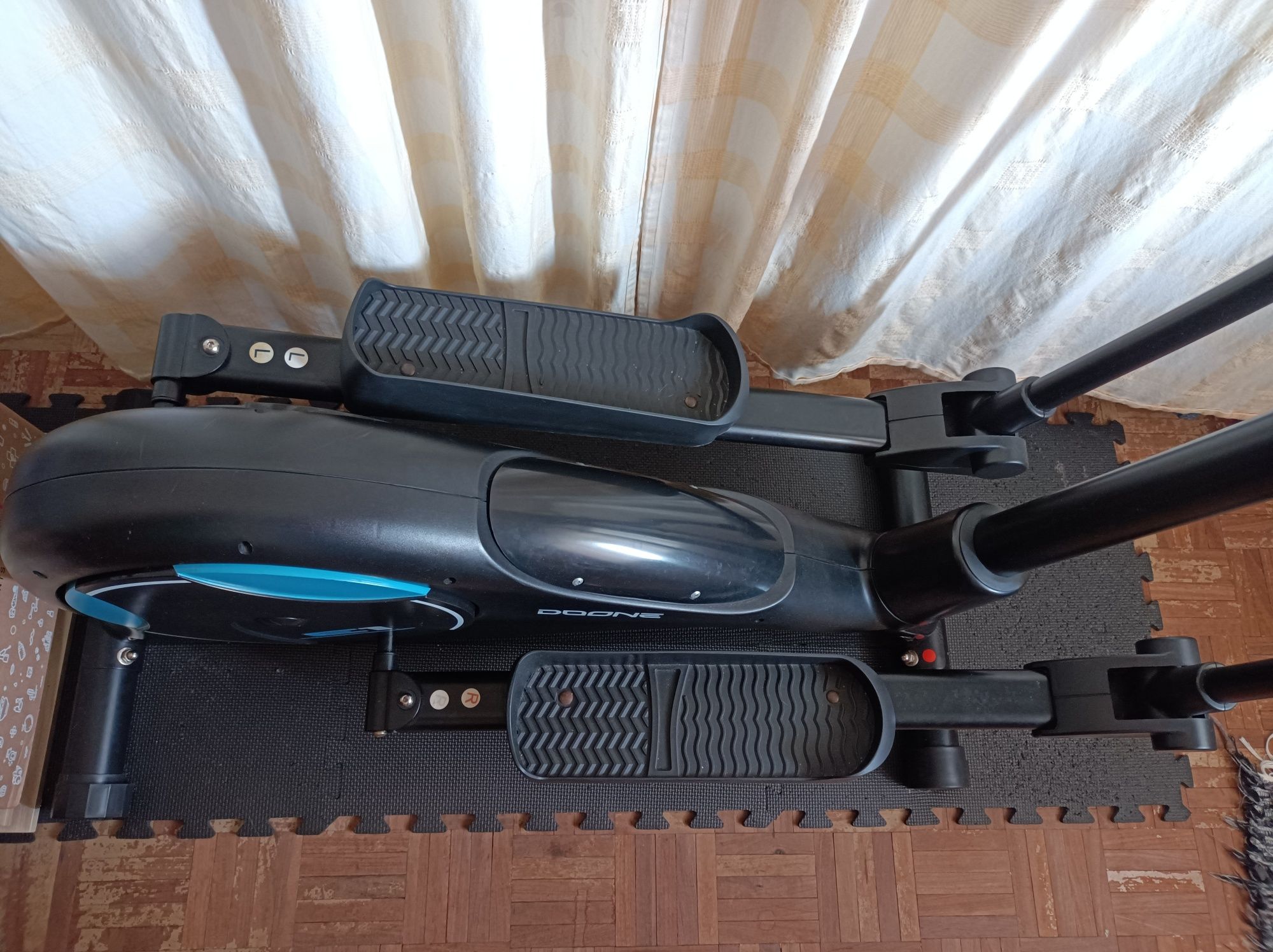 Urgente Bicicleta Elíptica Elétrica, com LCD monitor eletrónico, Doone