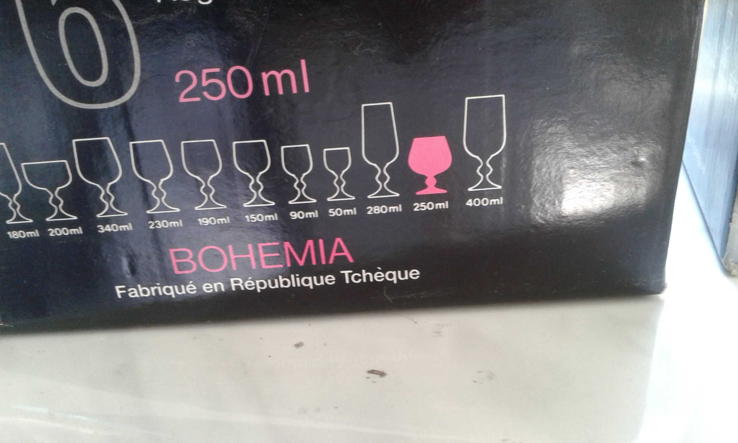 Бокалы BOHEMIA Claudia разные