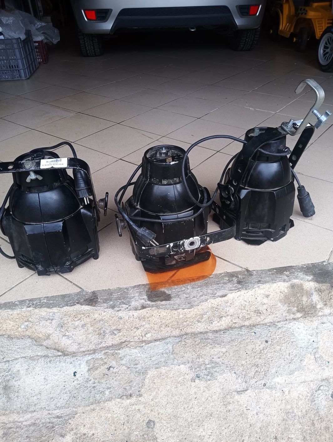 Conjunto de três focos