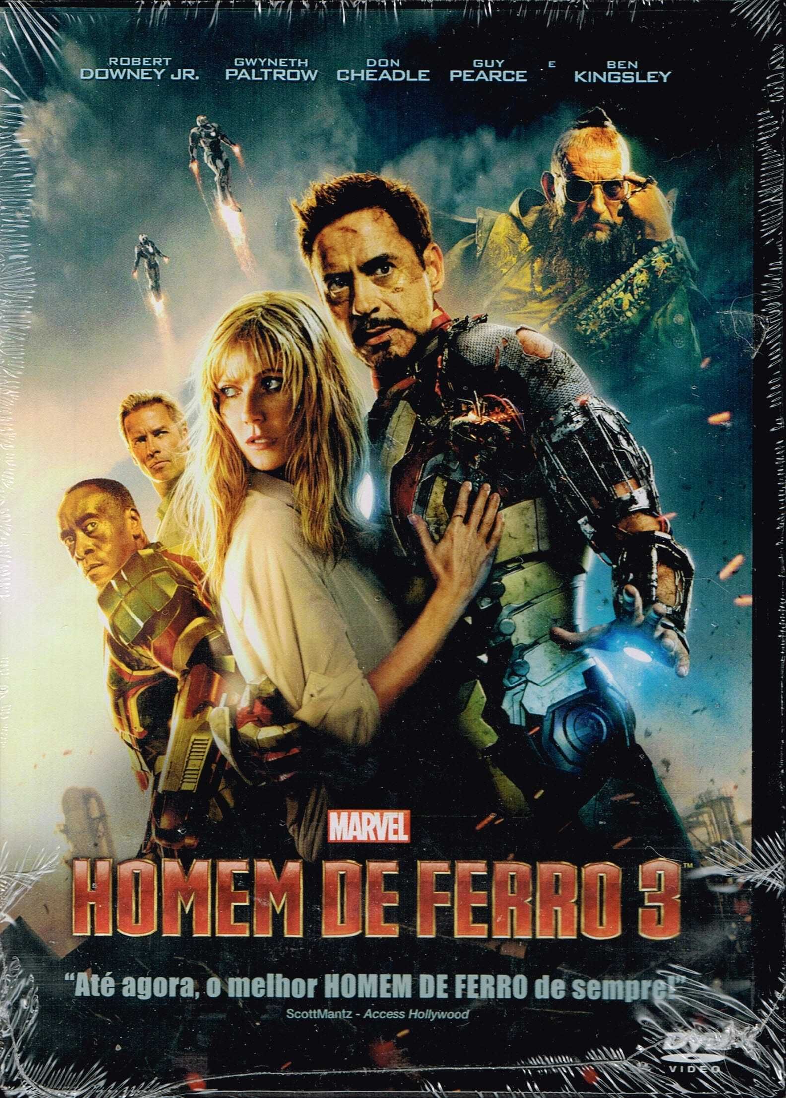 Filme em DVD: Homem de Ferro 3 "Iron Man 3" - NOVO! SELADO!