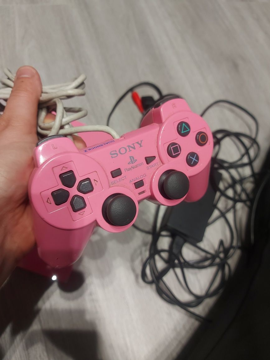 PS2 pink różowa playstation2
