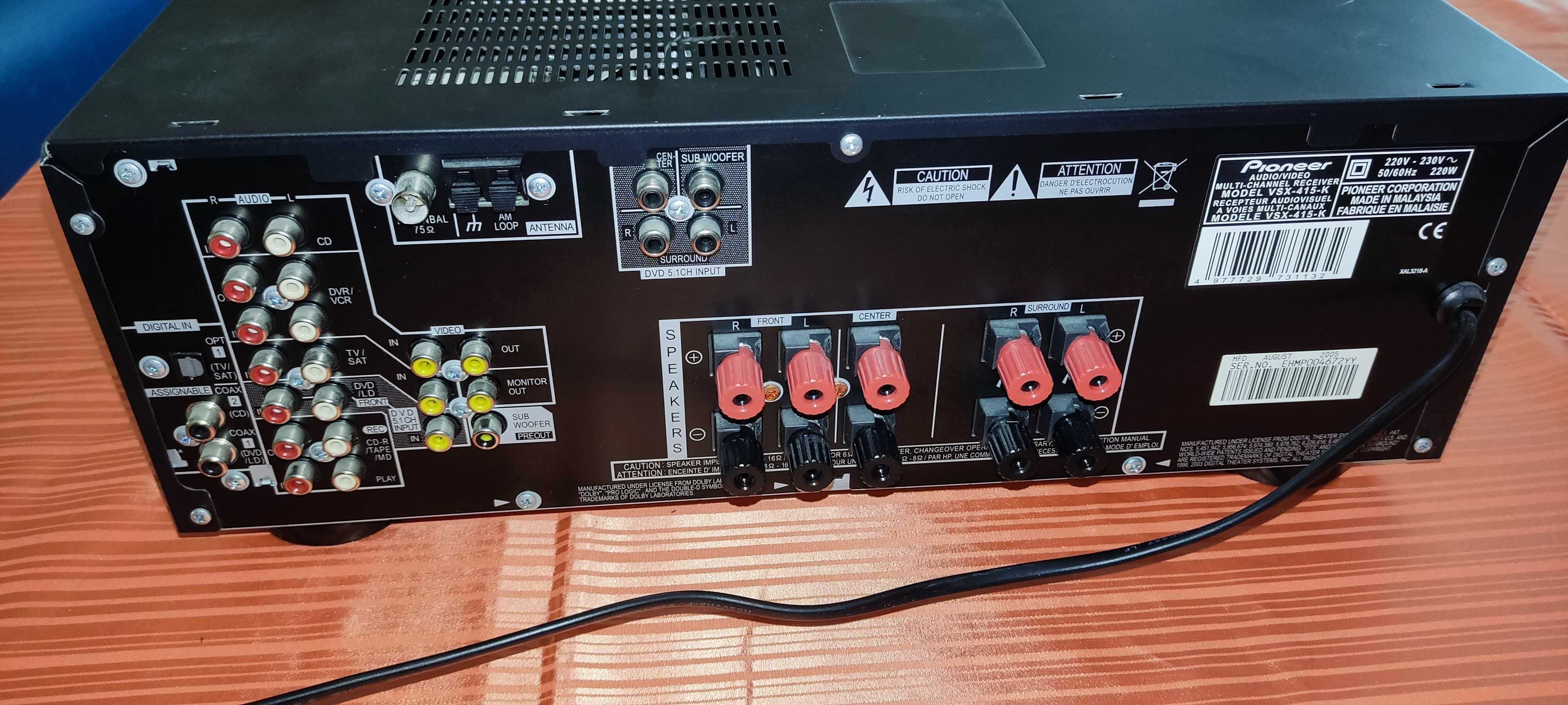 Amplituner Pioneer VSX-415-S 5.1