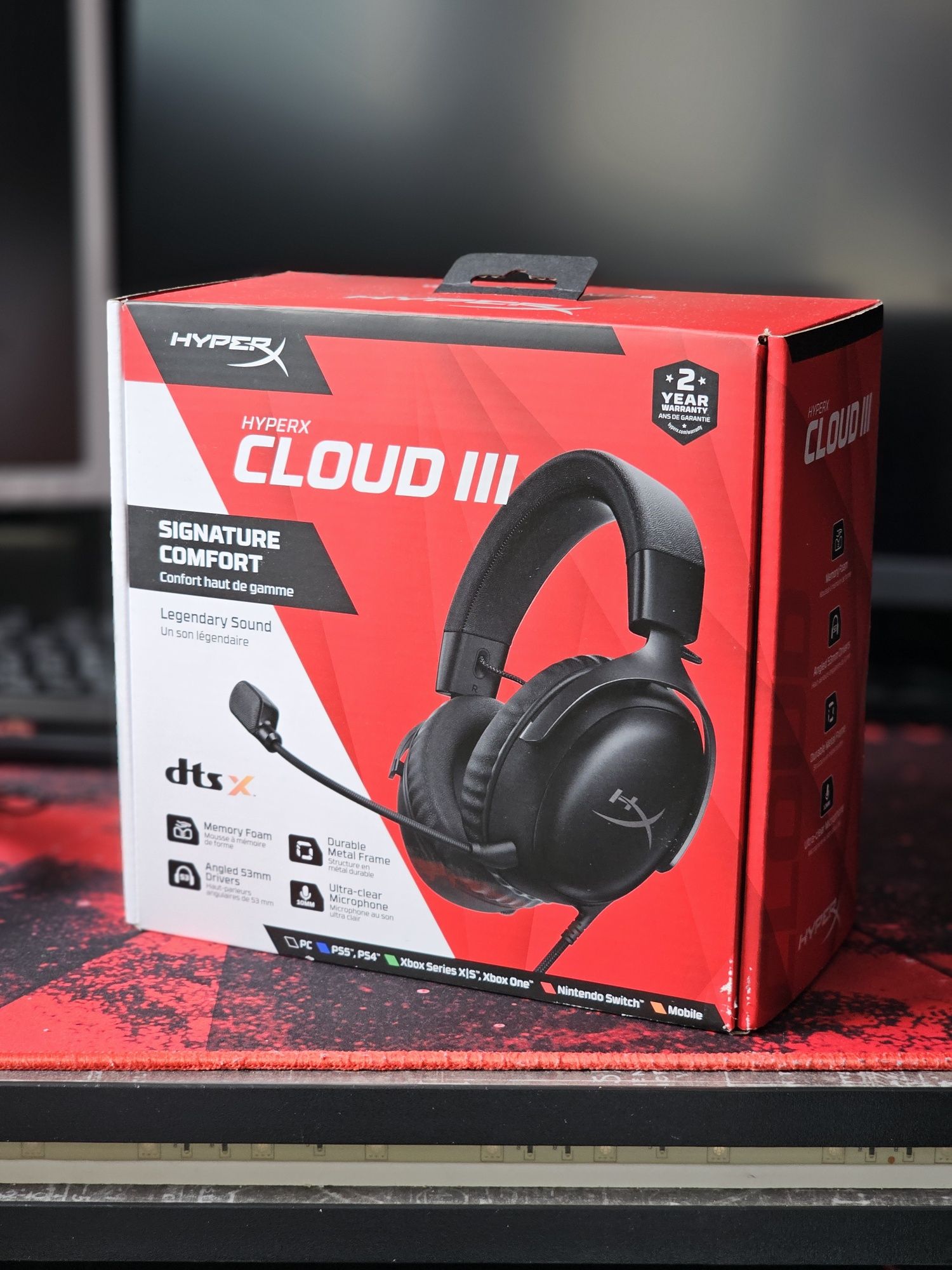 Навушники HyperX Cloud III Black
