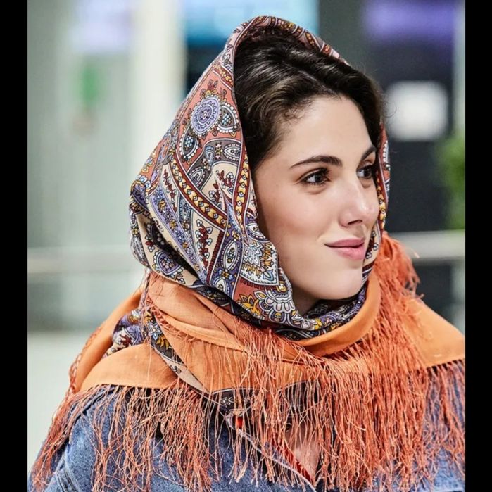 Павлопосадский платок 125*125 шаль шерсть