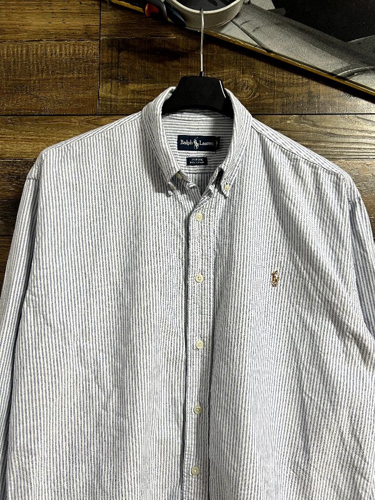 Polo Ralph Lauren Oxford Рубашка з довгими рукавами в полоску