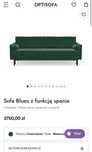 Optisofa Blues forest velvet