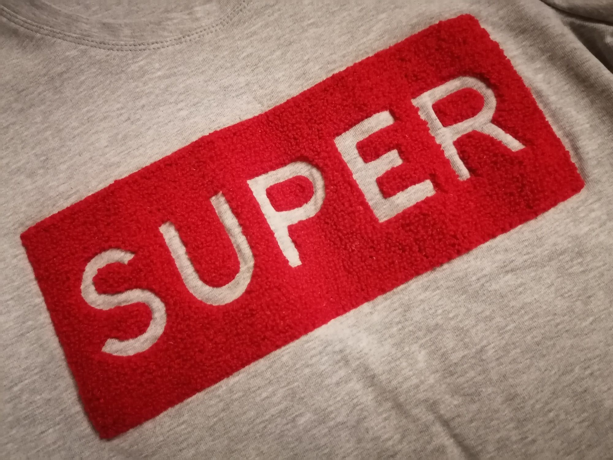 Nowy T-shirt Koszulka SUPER, Marsala, rozmiar 1, S/M, 36/38