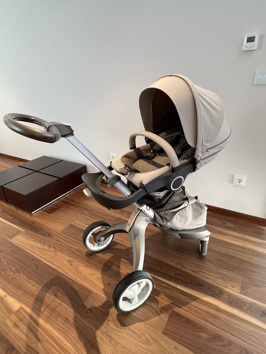 Carrinho de bebé Stoke, com ovo, forras e isofix