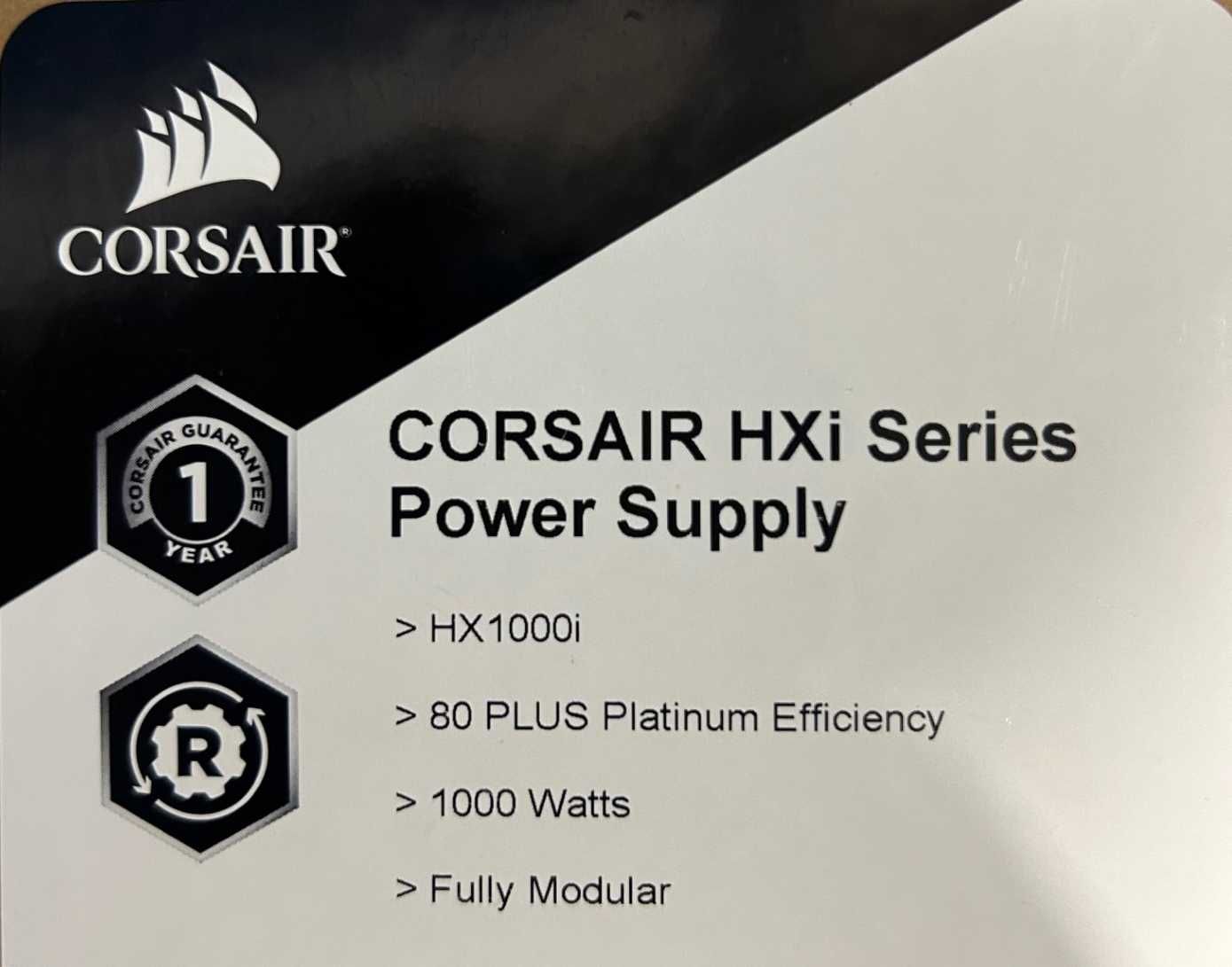 Vendo Fonte Alimentação Corsair HX1000i 80+ Platinium  Nova