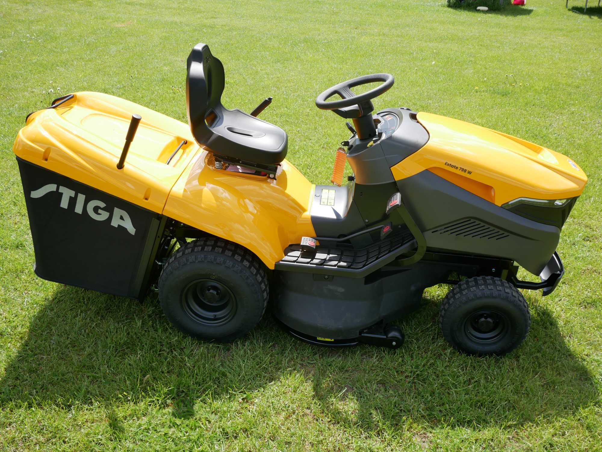STIGA kosiarka Traktorek 798W Hydro 2 cylindry mocny silnik Gwarancja