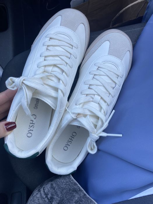 Білі Кросівки ойшо, oysho, кеди