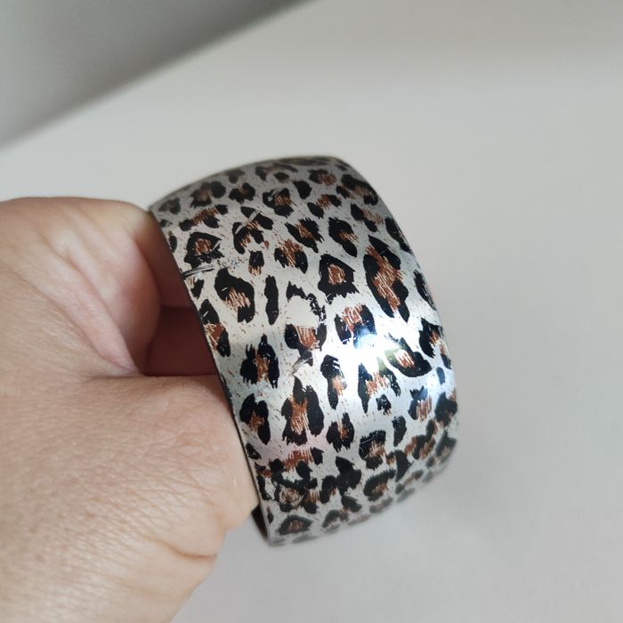 Bransoletka print zwierzęcy panterka