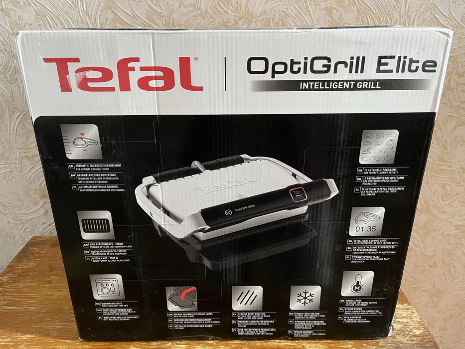 Гриль Tefal OptiGrill Elite GC750D30