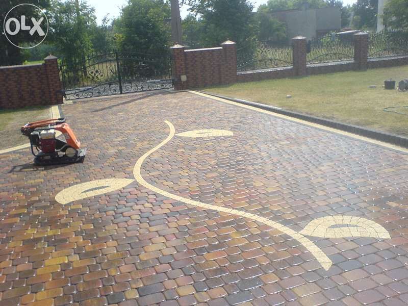 Ogrody brukarstwo bruk brukowanie kostka brukowa ogrodzenia WOLNE TERM