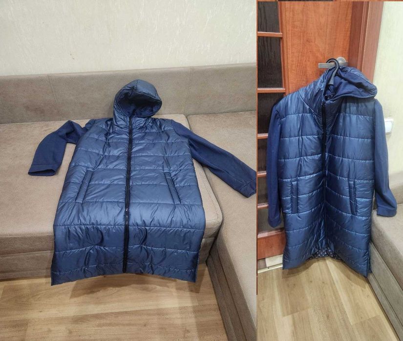 Брендовые женские куртки и жилетки L–2XL шарф/шапка/перчатки в подарок