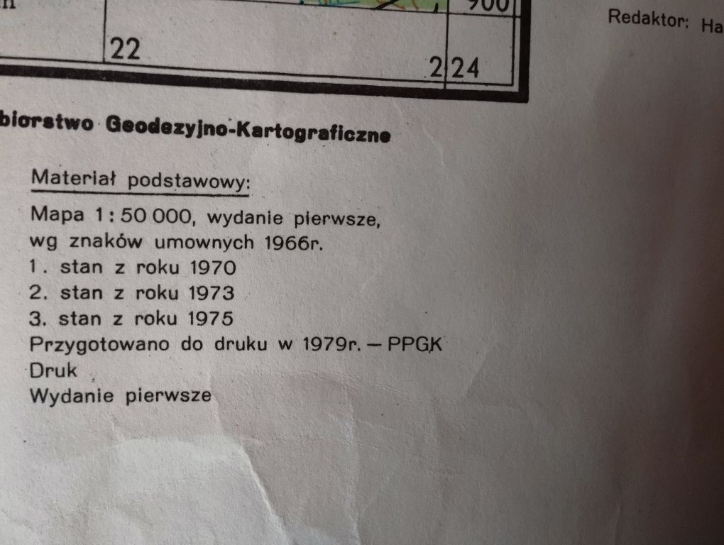 Mapa topograficzna okolic Lublińca