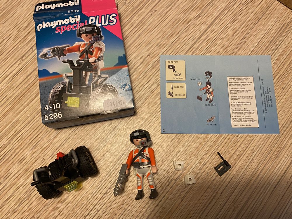 Playmobil zestaw 5296 segway figurka