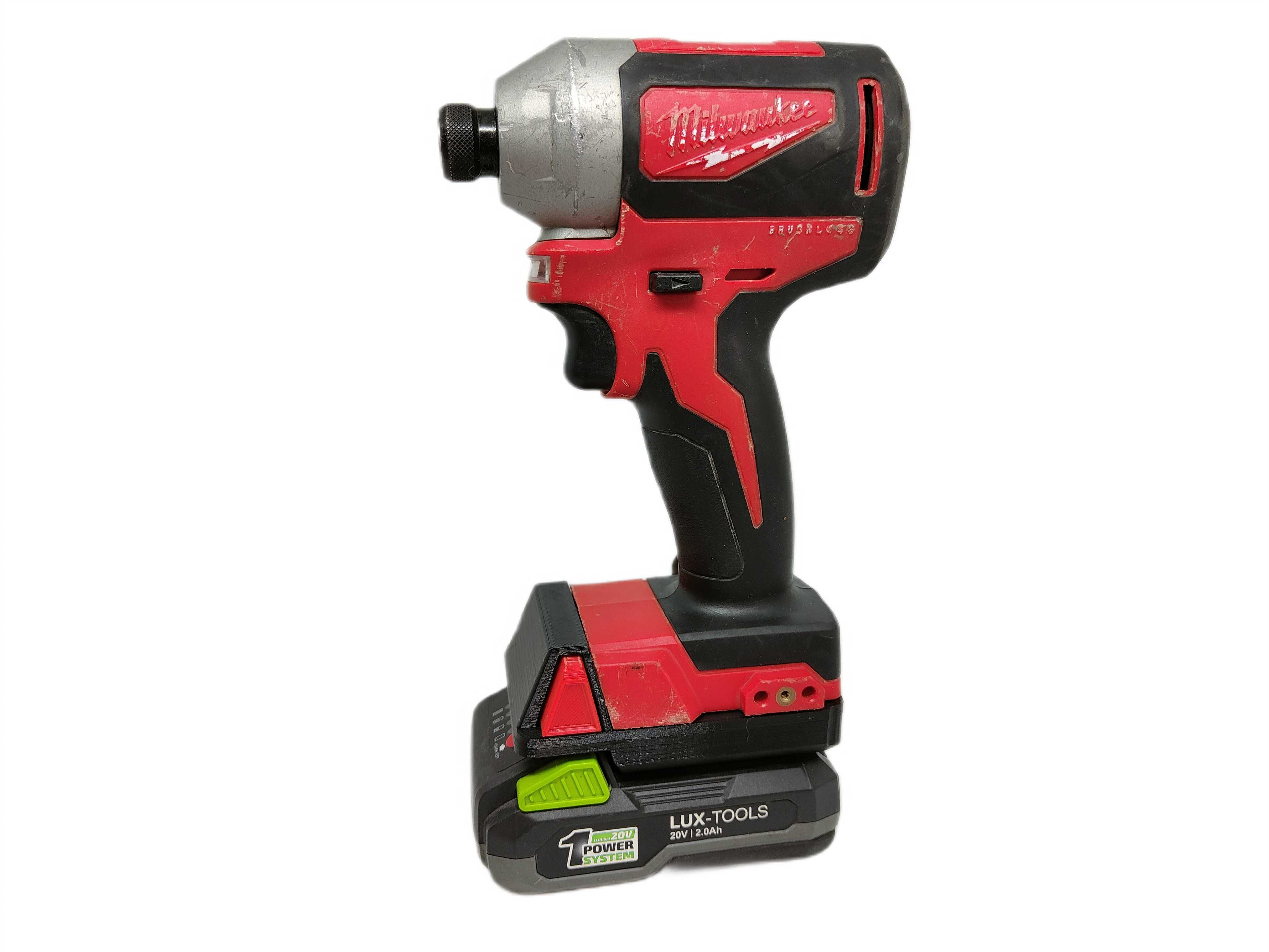 Adapter baterii Lux-tools 20V do narzędzi Milwaukee M18 18V