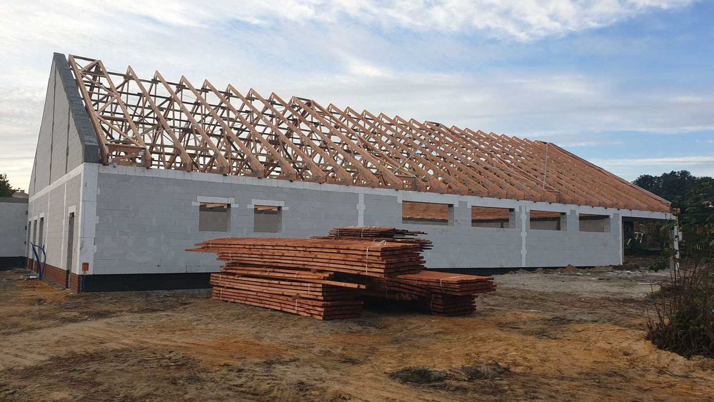 Profesjonalne roboty/ budowa domu/ płyta fundamentowa/ więźba/ remont