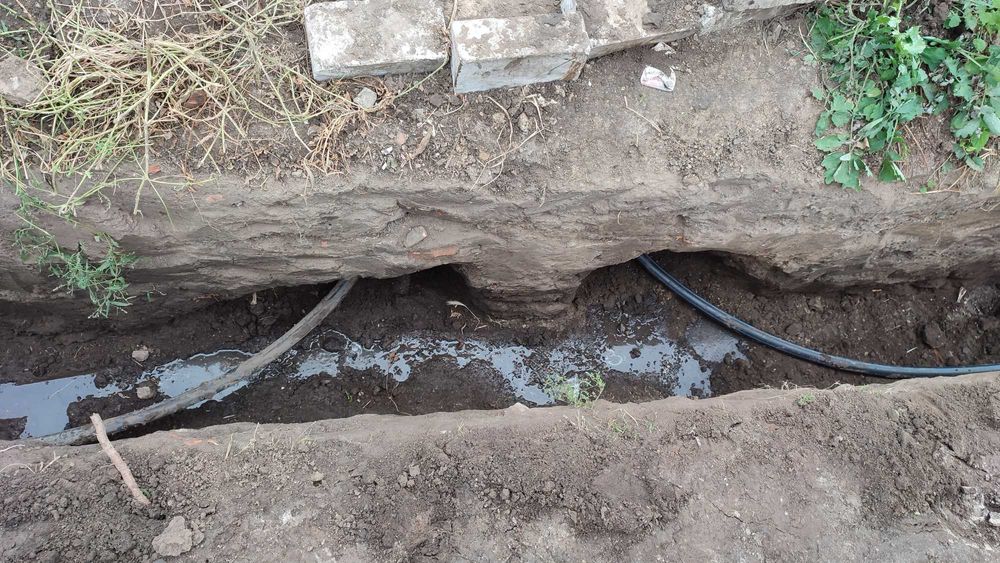 Ремонт труб Водопровода, укладка труб в траншею, Прокол грунта, Врезка