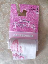 Collant de menina Disney princess novo - Calzedonia tamanho 2 - 4 anos