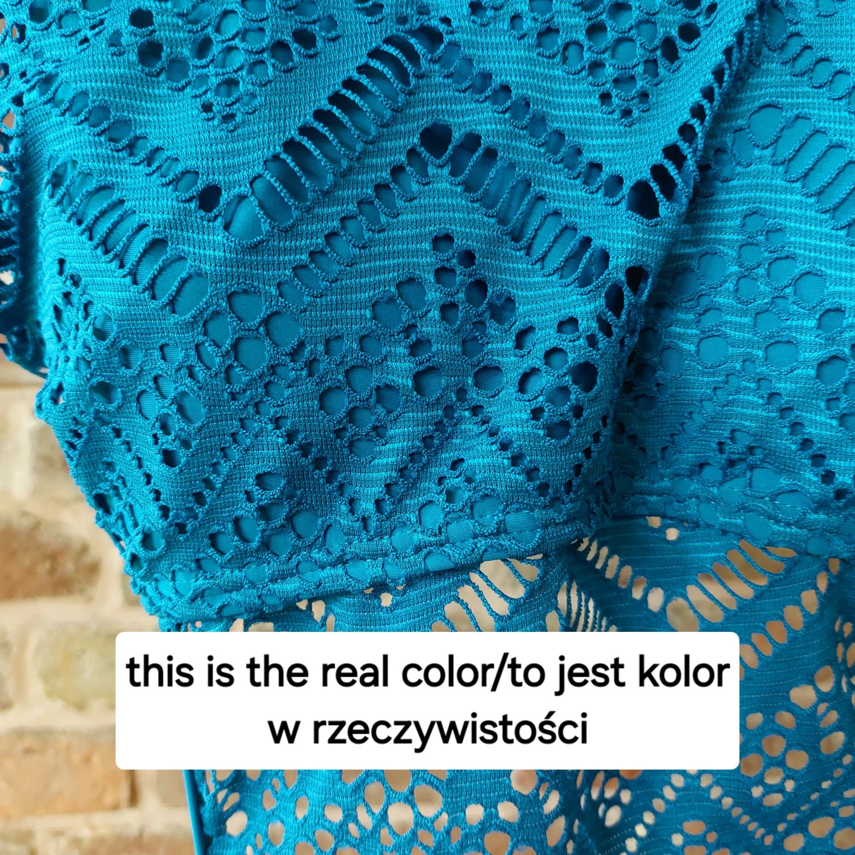 Ażurowy strój kąpielowy