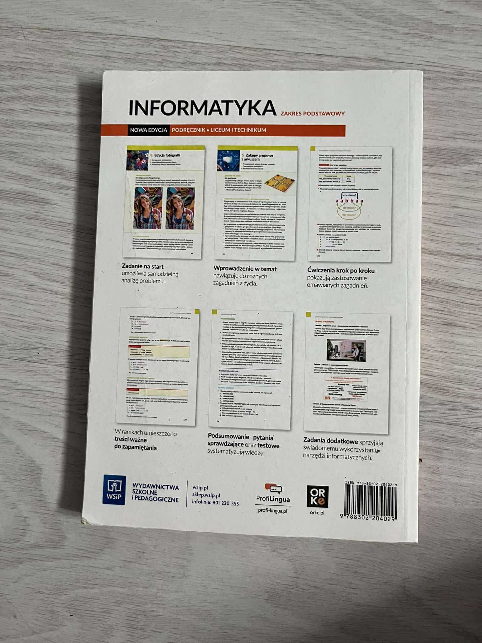 Podręcznik Informatyka 1 wsip