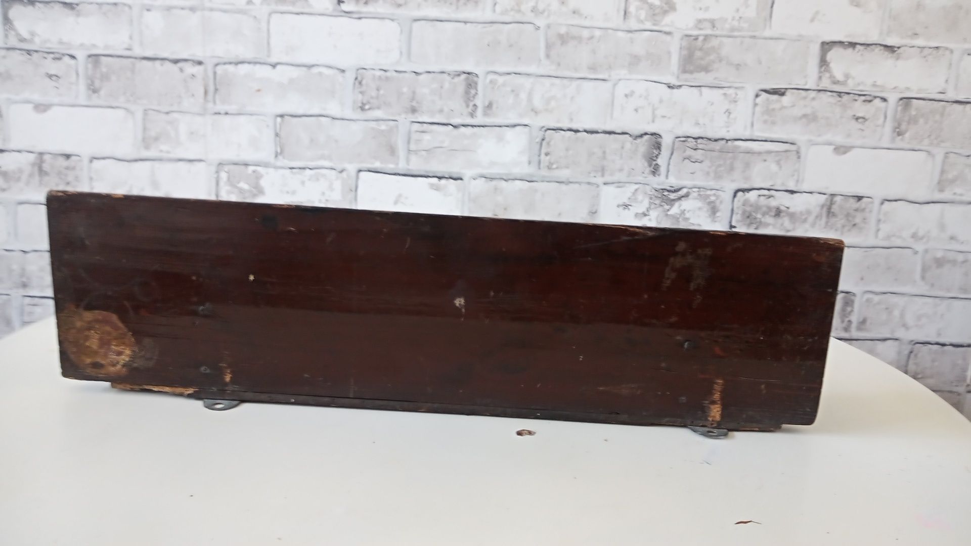 Wieszak ścienny półka antyczna 55 cm