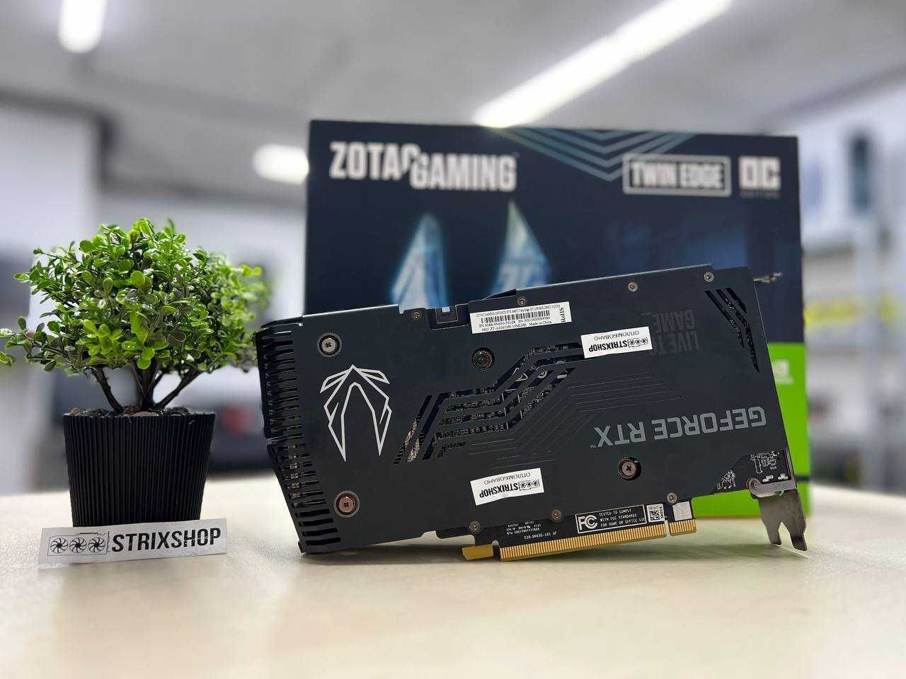 Відеокарта Zotac GAMING GeForce RTX 3060 Ti Twin Edge OC LHR Б/в