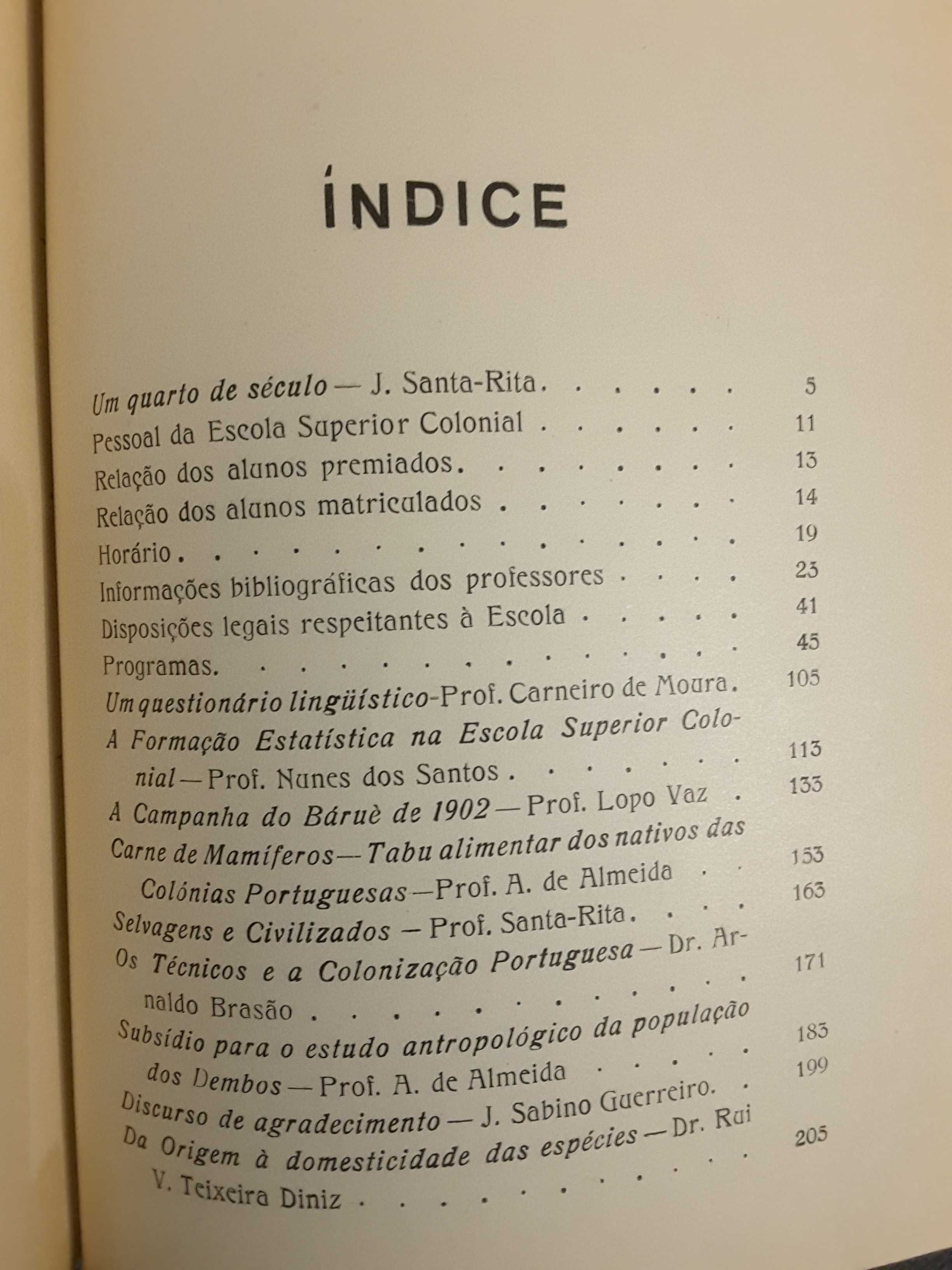 Anuários Coloniais (1930, 1944, 1945) / Boletim Geral do Ultramar