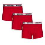 MOSCHINO bokserki 3 PAK bokserek męskich RED 3 sztuki w pudełku NEW