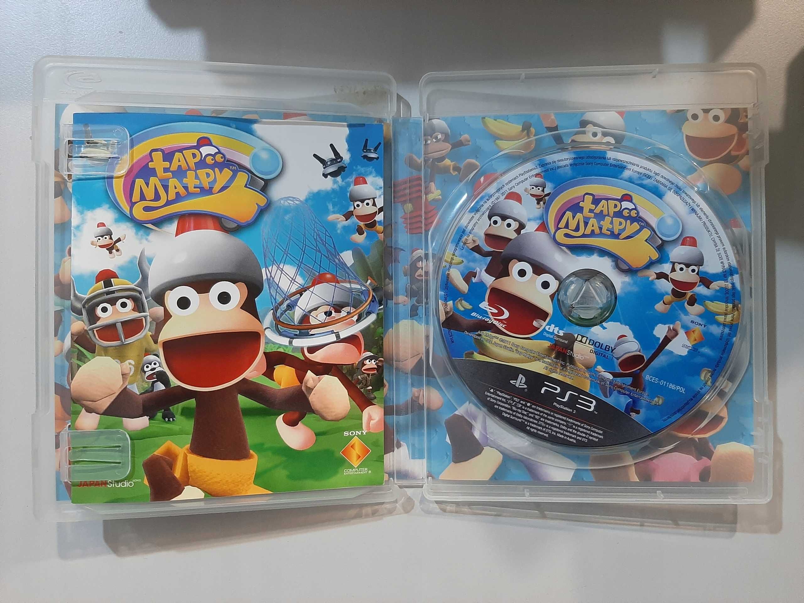 Łap Małpy ps3 PL Wersja Językowa