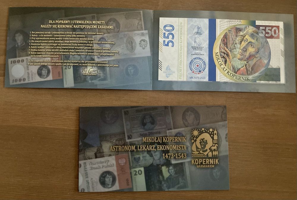 bon/banknot  M Kopernika - ogloszenie prywatne dla Pana Rafala