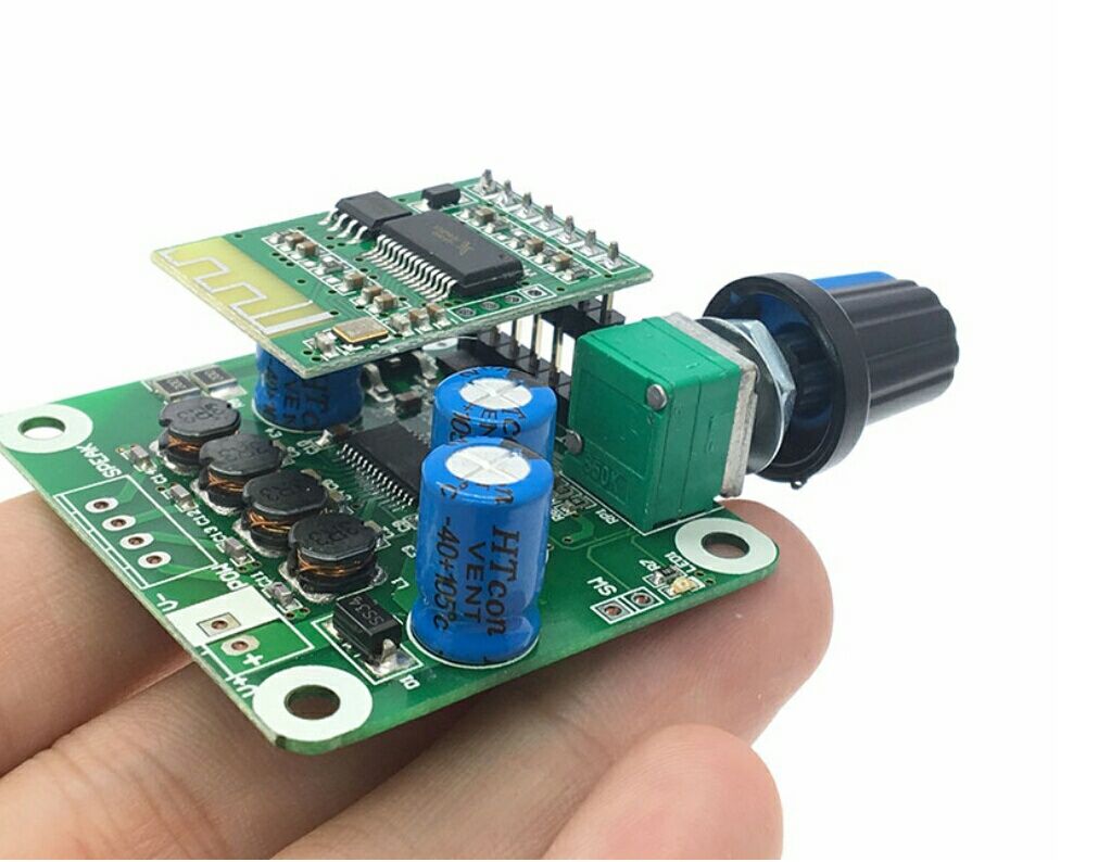 Усилитель стерео. аудио 2х15 W. Bluetooth 4,2 TPA3110. DC12-24 вольта.