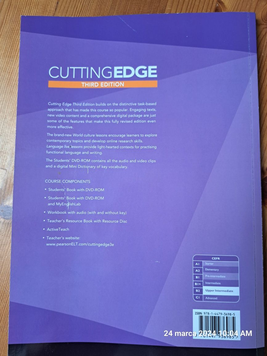 CUTTING EDGE Upper Intermediate + DVD