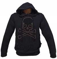 Bluza Philipp Plein Skull Unisex granatowa WYPRZEDAŻ