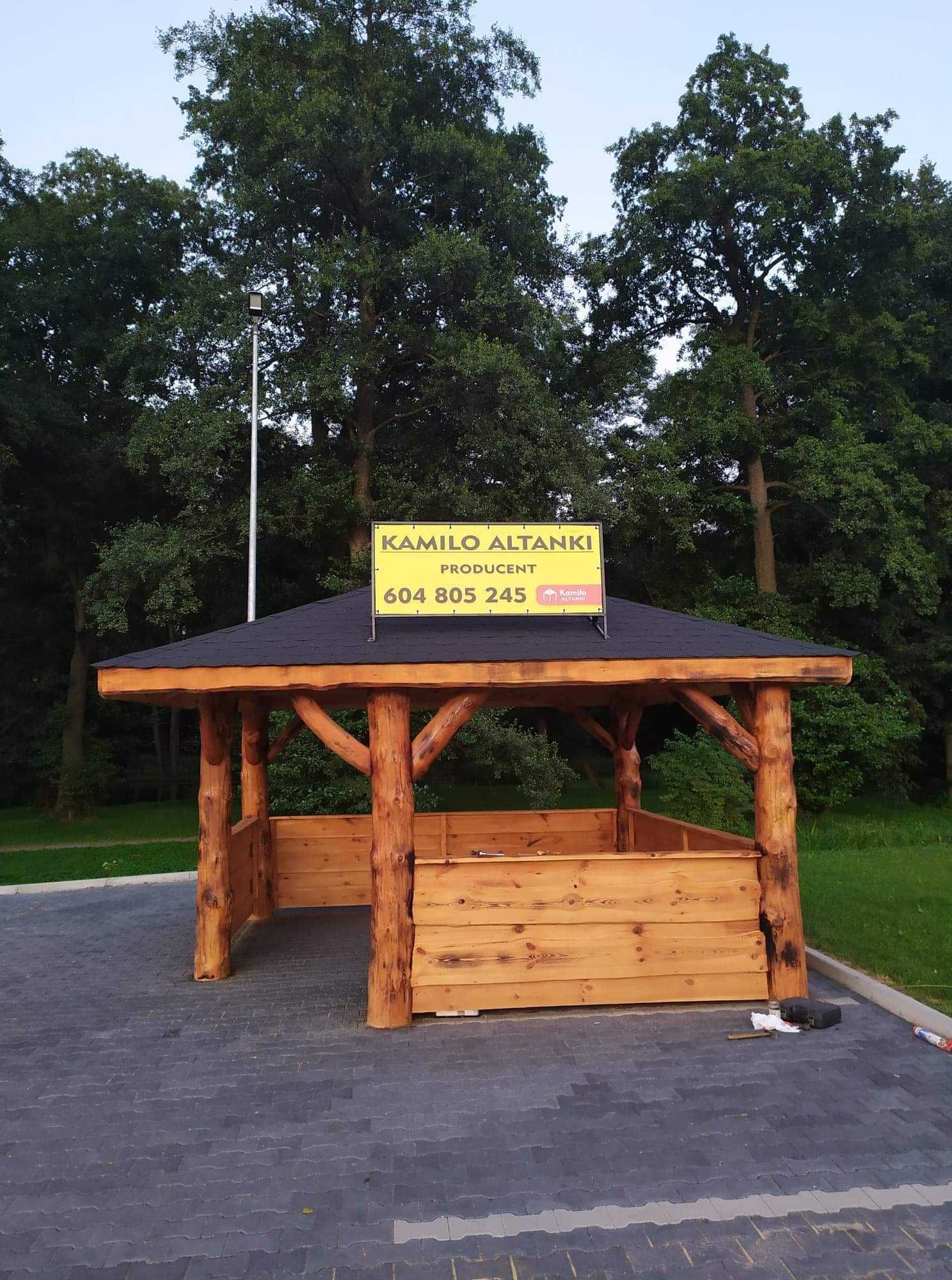 Altanka z bala Altana Altanki Altany Ogrodowa