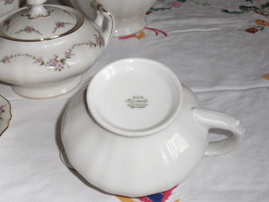 Serwis Kawowy mokka stara porcelana Selb Krautheim 7 os