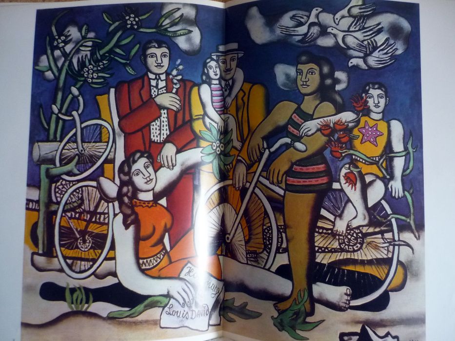 Revista Génios da Pintura LÉGER com posters para quadros
