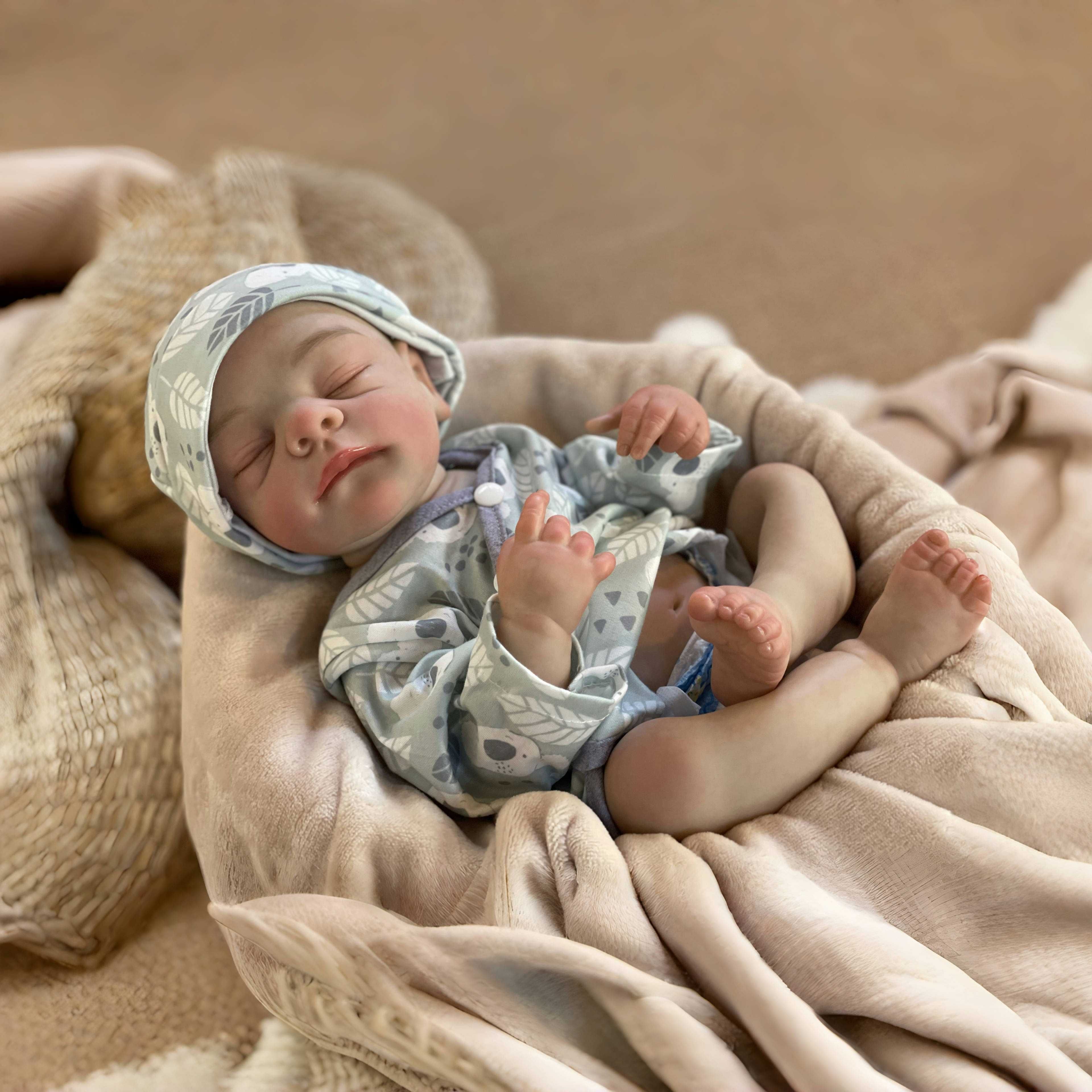 Super Cena LALKA Typ REBORN Przyjemny Miękki Elastyczny Niemowlak