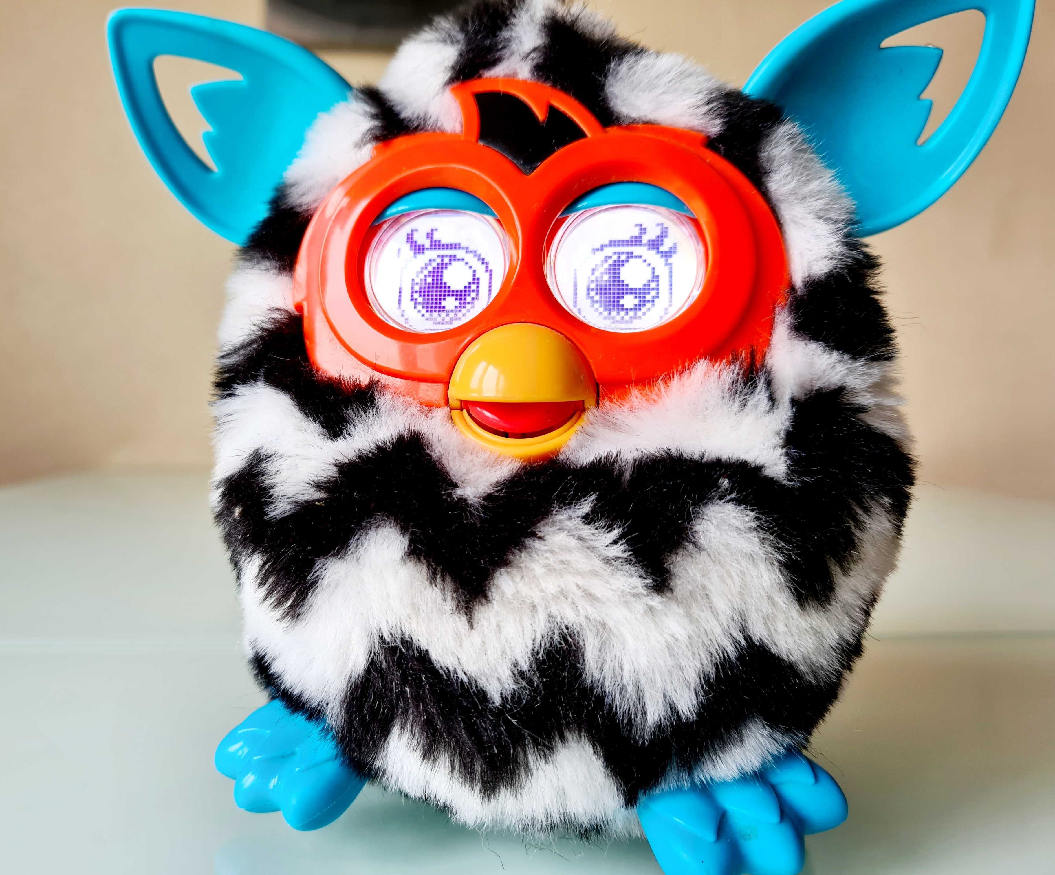 Furby Czarno Biały Ideał Jak Nowy! Black & White